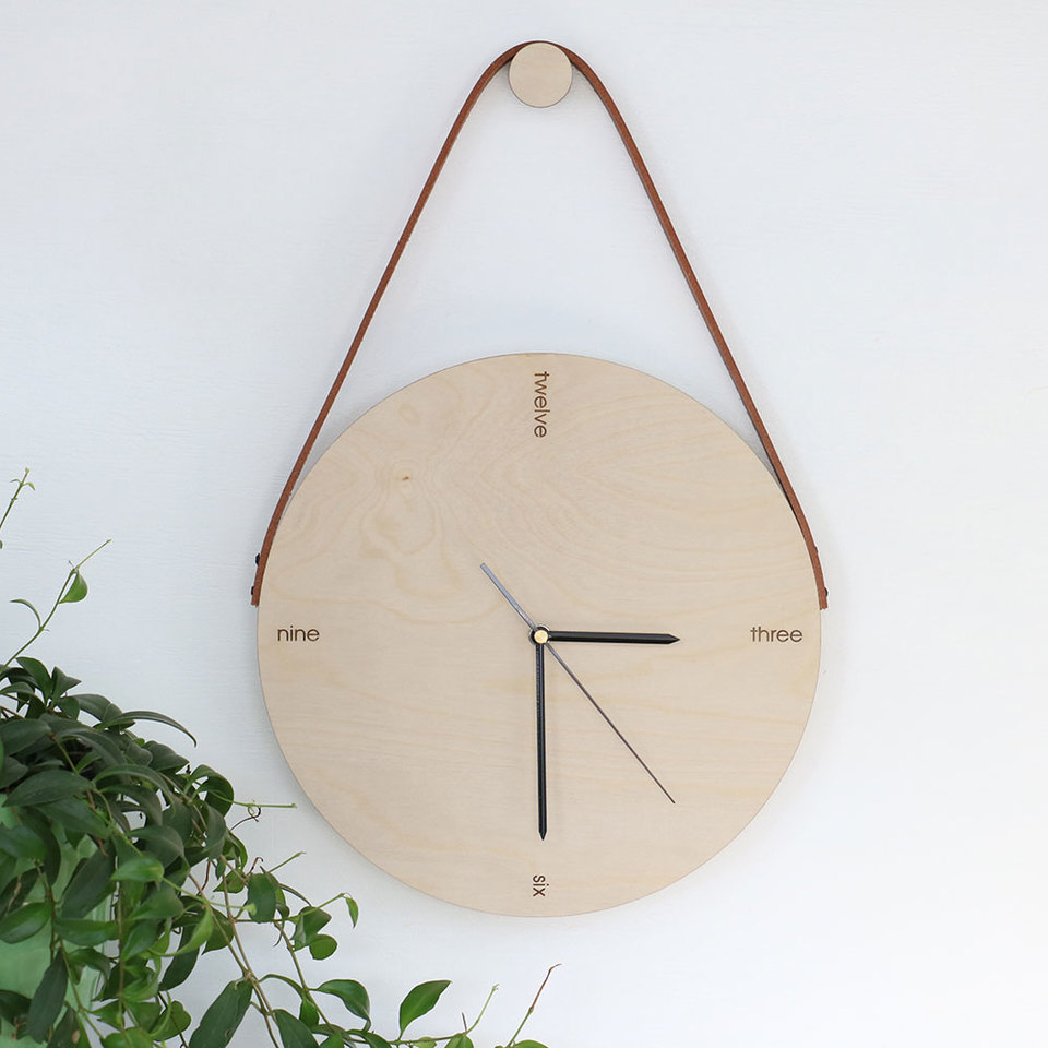 Hand-Crafted Wooden Clocks